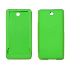  Neon Green Soft Silicone Gel Skin Cover Case for HTC Touch 