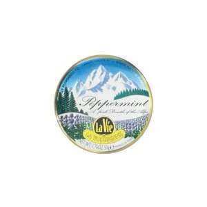 Lavie Peppermint Mints (Economy Case Pack) 1.75 Oz Tin (Pack of 5 