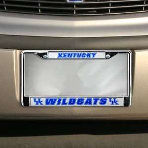 Kentucky Wildcats Chrome License Plate Frame : Automotive