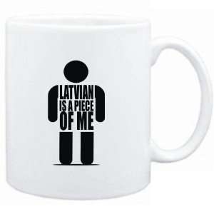  Mug White  Latvian is a piece of me  Languages Sports 