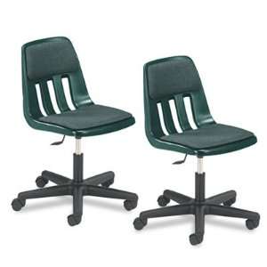  VIR9260PGC75   Height Adjustable Padded Teachers Chair 