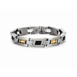 Tonino Lamborghini Corsa Collection Stainless Steel Bracelet with 