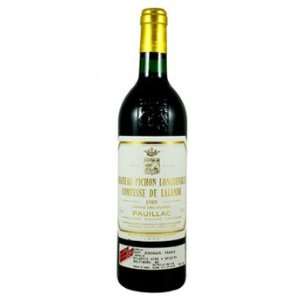  1989 Pichon Lalande 750ml Grocery & Gourmet Food