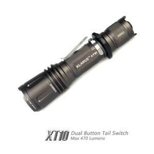  Klarus XT10 Tactical Light 2 x CR123A Cree XM L T6 LED 