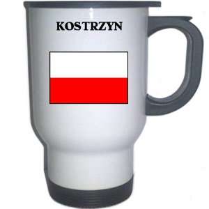  Poland   KOSTRZYN White Stainless Steel Mug Everything 