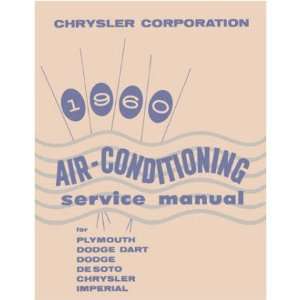  1960 CHRYSLER DODGE PLYMOUTH Air Conditioning Manual 