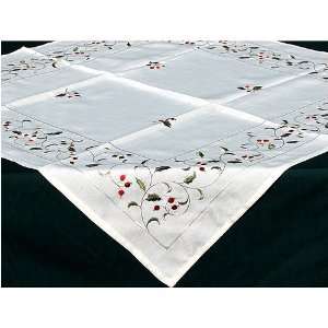Holly Berry Table Topper (36 x 36) 