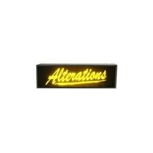  Alterations Simulated Neon Sign 8 x 28