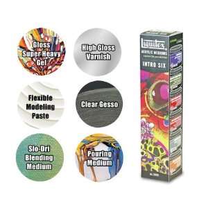  Liquitex Mediums Intro Set of 6 100 ml Jars Toys & Games