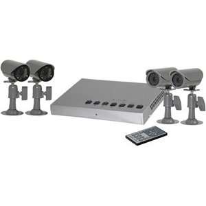    4Qm2 4 Channel Color Quad Video Surveillance System: Camera & Photo