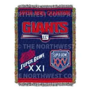   Blanket 2007 NFL Super Bowl 42 Champions   Giants: Sports & Outdoors