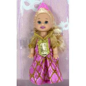  Barbie Little Princess Kelly ~4 Doll   Pink: Toys & Games
