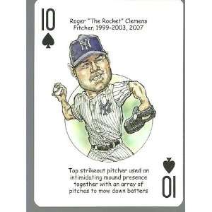  Roger Clemens   Oddball NEW York Yankees Playing Card 