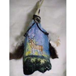Native American Style Painted Feathers  Deer:  Kitchen 
