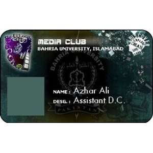   University Media Club ID Card CNN FOX NEWS press pass: Office Products