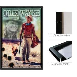  Framed John Wayne Long Live Poster Cowboy Celebrity 24748 