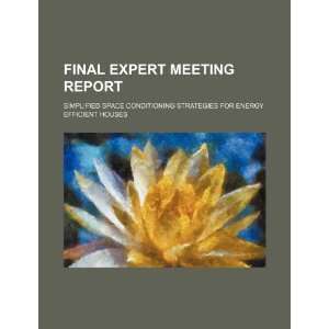  Final expert meeting report simplified space conditioning 