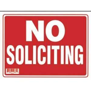  9 X 12 No Soliciting Sign Case Pack 480 Electronics