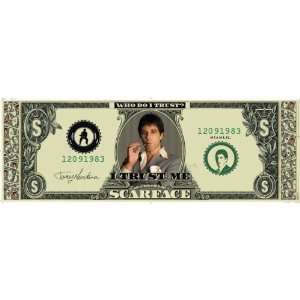  Movies Posters Scarface   Dollar Bill   53x158cm