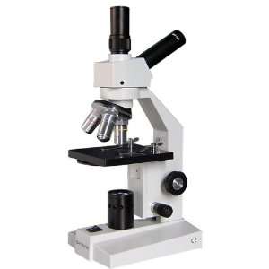  40x 400x BIOLOGICAL DUAL VIEW COMPOUND MICROSCOPE Office 