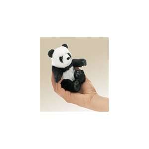   Plush Panda Mini Finger Puppet By Folkmanis Puppets: Office Products