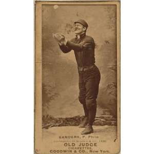  Ben Sanders, Philadelphia Quakers, baseball 1887 1890 