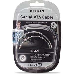 BELKIN Serial ATA 2.0 Cable   2 feet ( Clear 