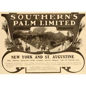   Palm Limited Train RR Route   Original Print Ad