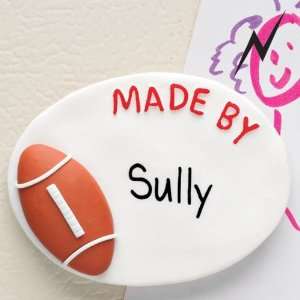  Personalized Football Magnet: Home & Kitchen