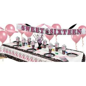  Sweet 16 Sparkle Party Super Party Kit: Toys & Games