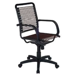   Black Eurostyle Bungie High Back Office Chair: Office Products
