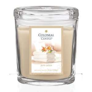  Colonial Candle Pure Cotton 8 oz Scented Oval Jar Candles 