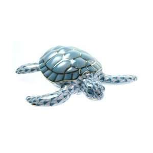  Herend Loggerhead Turtle Turquoise Fishnet: Home & Kitchen