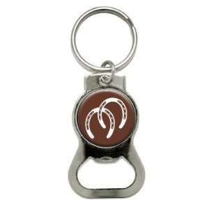  Horseshoes   Bottle Cap Opener Keychain Ring: Automotive