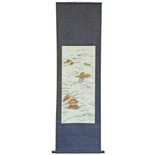  Ayame   Iris Japanese Wall Hanging Tapestry: Home 