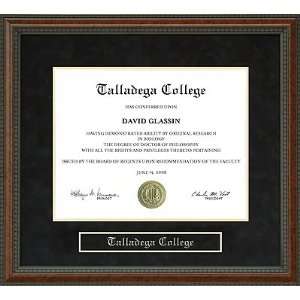 Talladega College Diploma Frame 