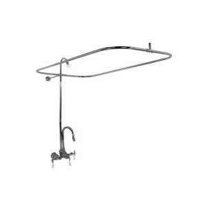 Barclay Code Rectangular Shower Unit with Gooseneck Spout for Acrylic 