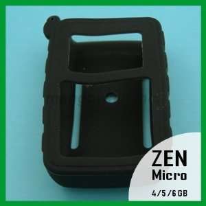   Black Silicone Skin Case For All Creative ZEN Micro: Everything Else