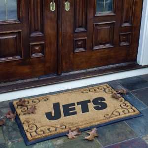  39 NFL New York Jets Football Logo Doormat: Home 