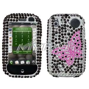  Palm Pre Vintage Butterfly Diamante Protector Cover Full 