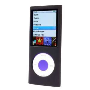  iPod Nano 4G SeeJacket Silicone Black Electronics