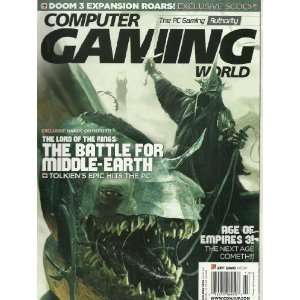  Computer Gaming World Magazine Holiday 2004 The Lord of 