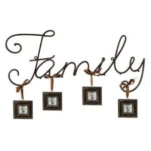  IMAX Fun Family Wall Plaque With 4 Picture Frames