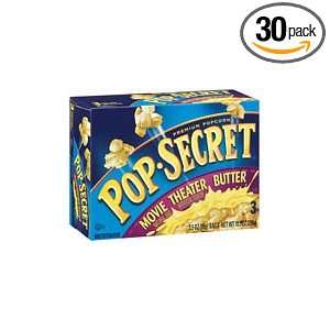 Pop Secret Premium Popcorn Movie Theater Butter 3.5 oz 