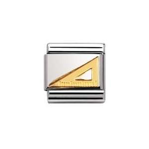  NOMINATION Italian Charm in stainless steel and 18k gold 