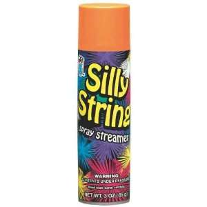 Orange Silly String, Made in USA  3 oz. Health 