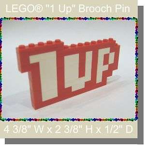 LEGO® Fashion Jewelry 1 Up Brooch Pin   1Up  