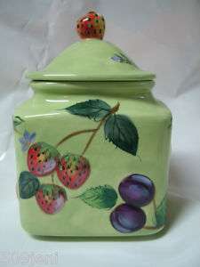 HOME Claire Murray Fruit & Berries Canister GREAT  