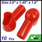 10 Pcs Car 20mm Dia Cable Battery Terminal Boots Insulating Covers Red