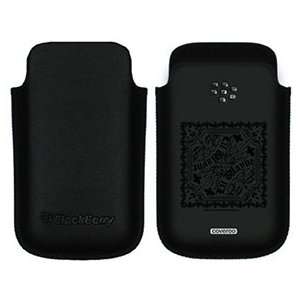  Lil Wayne Bandana on BlackBerry Leather Pocket Case 